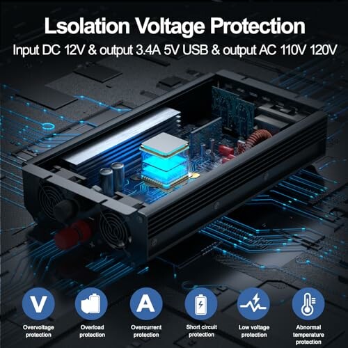 Isolation voltage protection device specifications