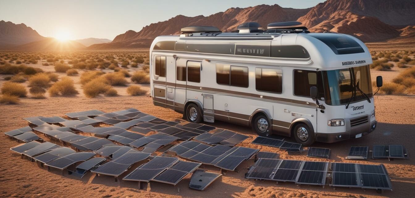 RV Solar Kit Components