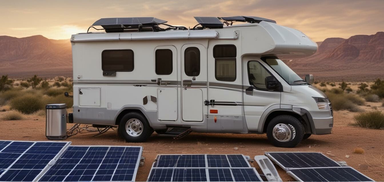 RV Solar Kit Diagram